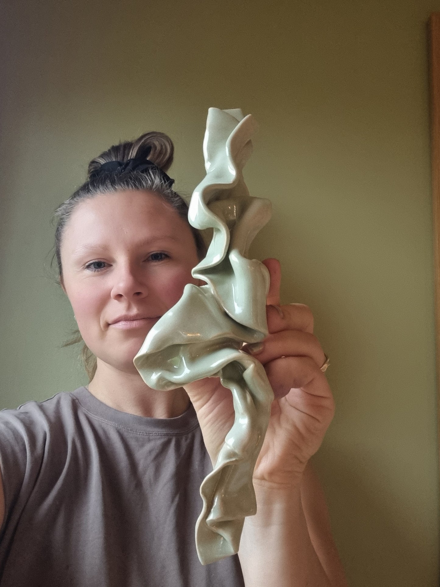 Mintfarvet krummelure