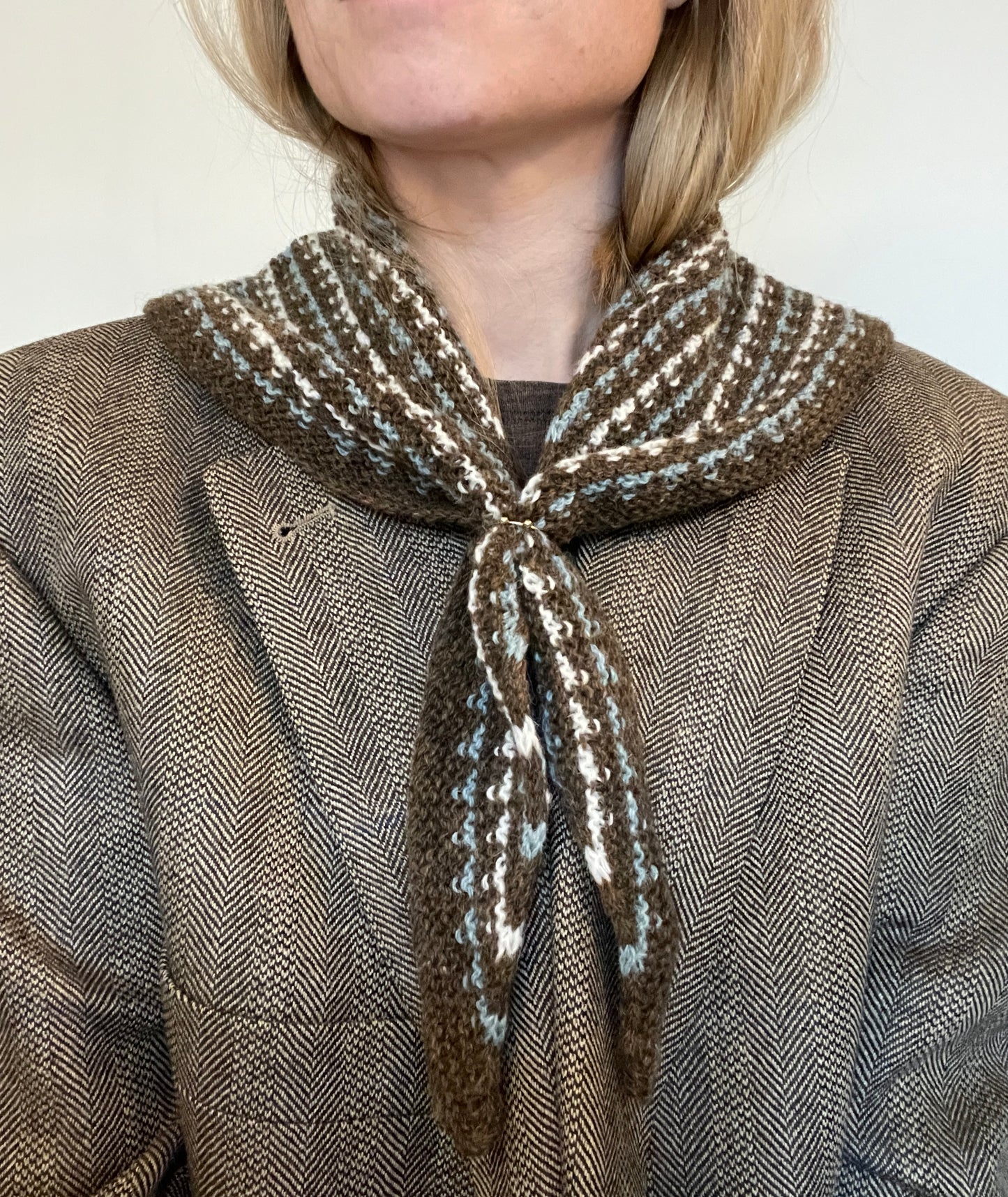 Strikket scarf