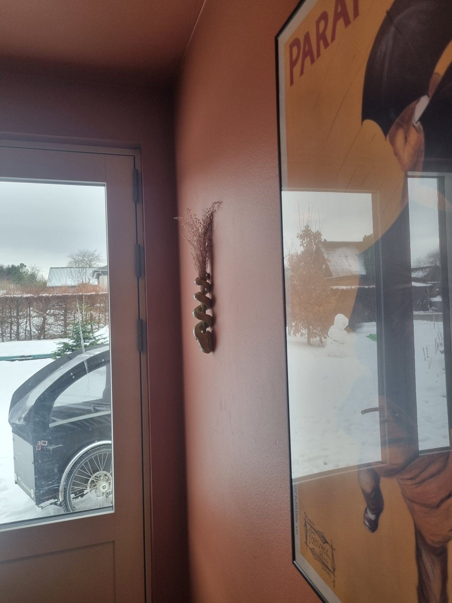 Vægvase med snobrødsvibe ;)