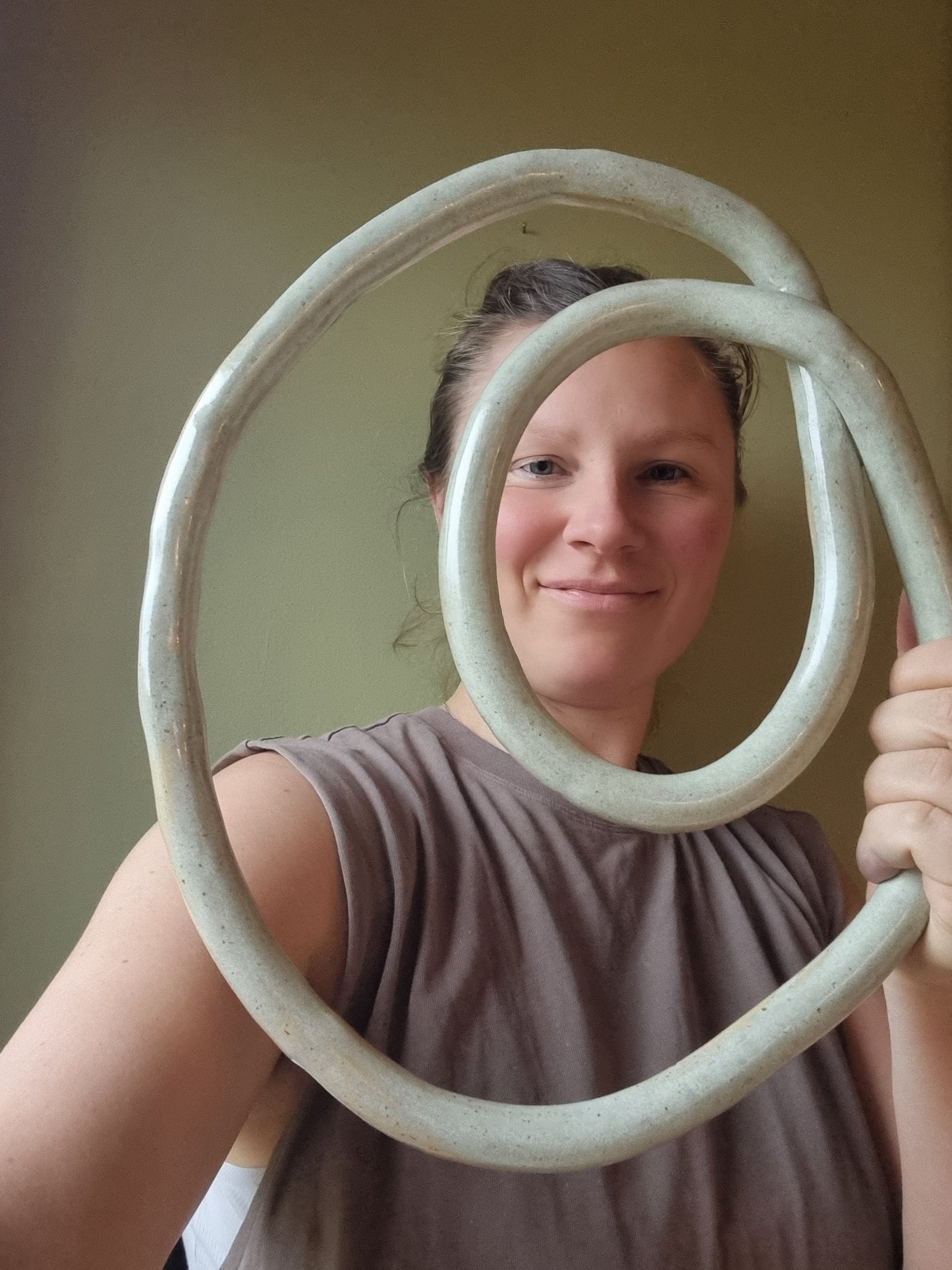 Stor mintfarvet snurre