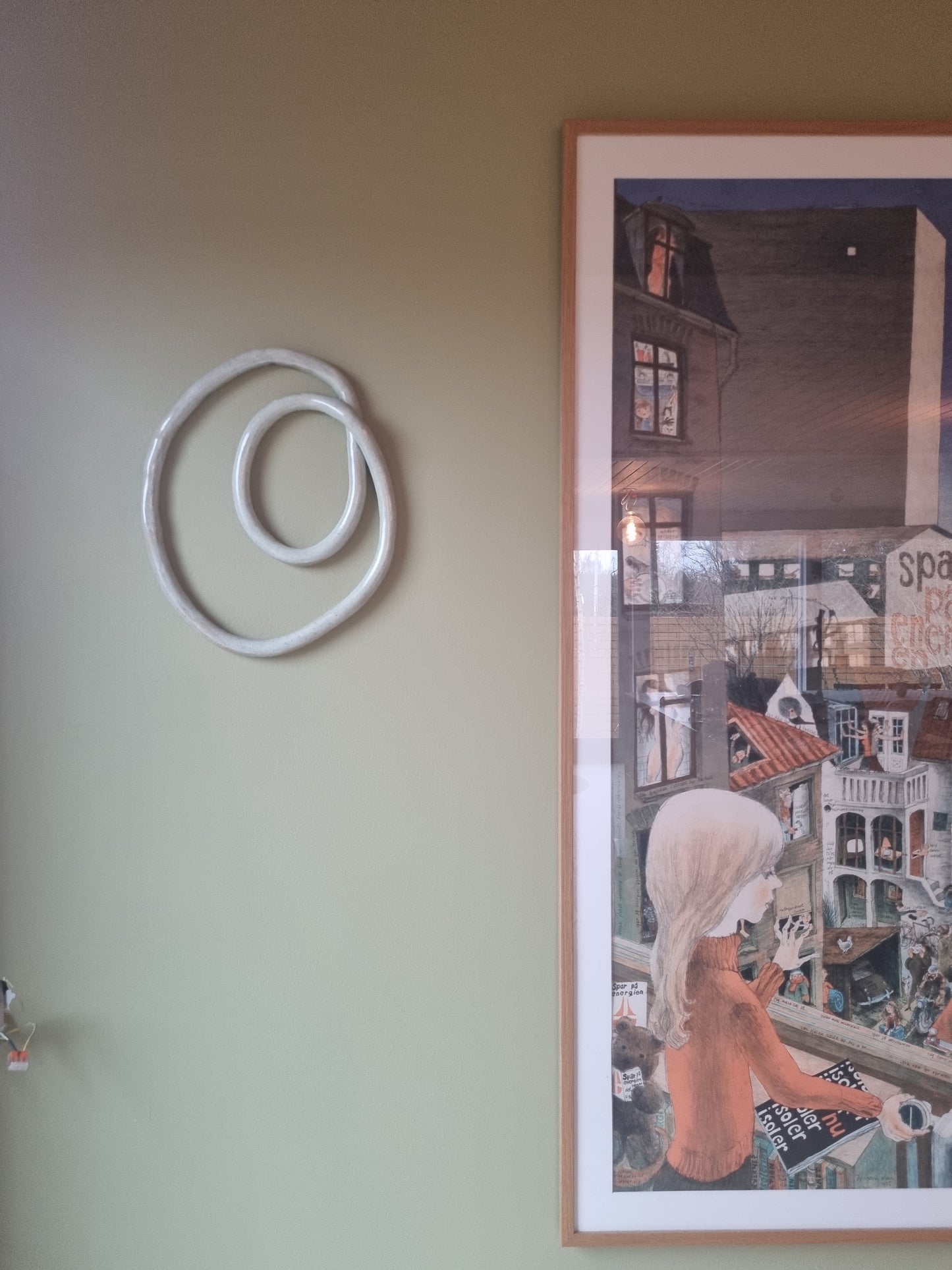 Stor mintfarvet snurre